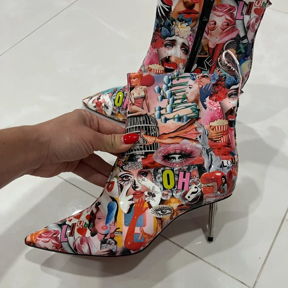 Christian Louboutin Epic Oh Xtian Ankle 70 leather bootie - Picture 14 of 14